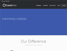 Tablet Screenshot of cobaltweb.co.uk
